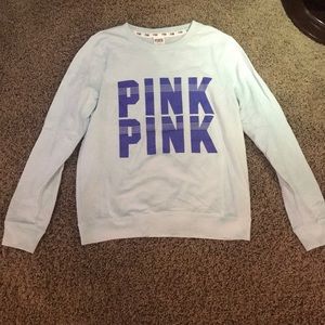 Victoria Secret PINK Mint Crew Neck